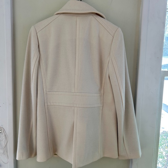 J.Crew Double Breasted Stadium Cloth Peacoat - Picture 2 of 6